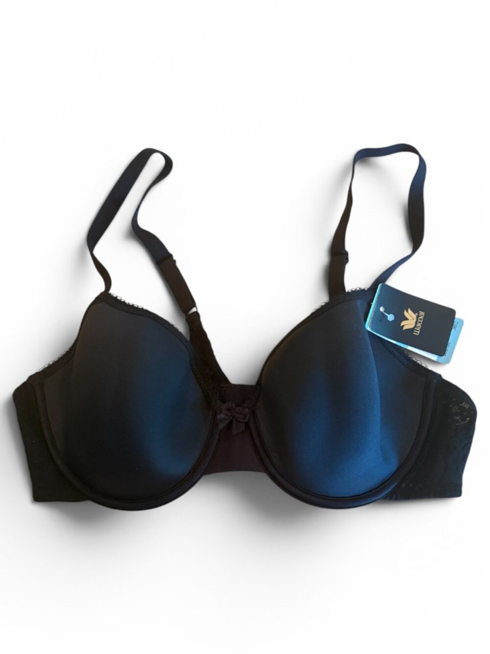 Wacoal NWT Black Lace Underwire Bra Size 36C Style 853205
